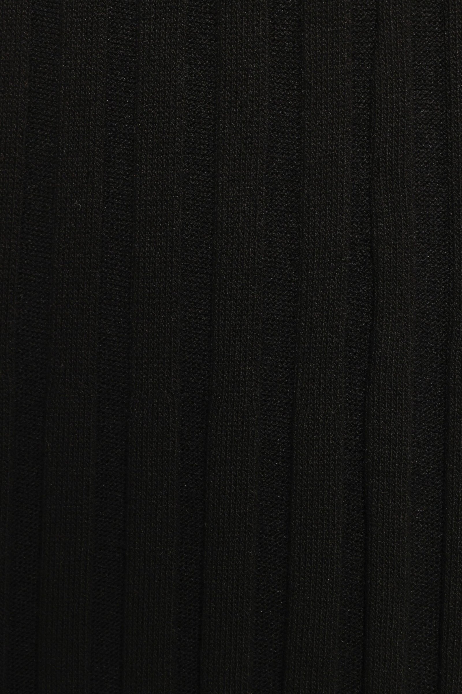 Knit Midi Skirt - Black - Image 6