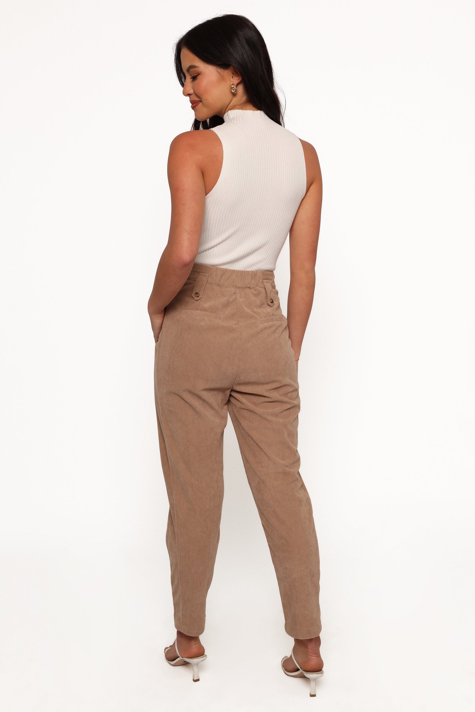 Cord Pant - Brown - Image 5