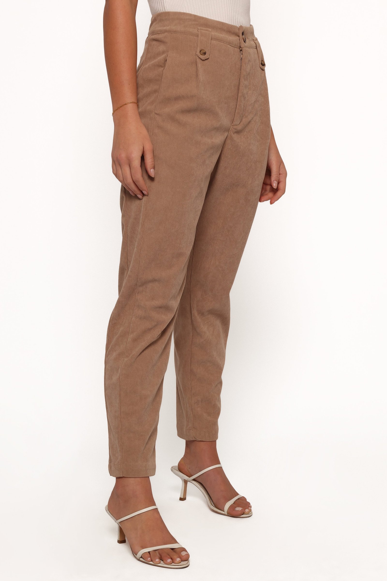 Cord Pant - Brown - Image 7