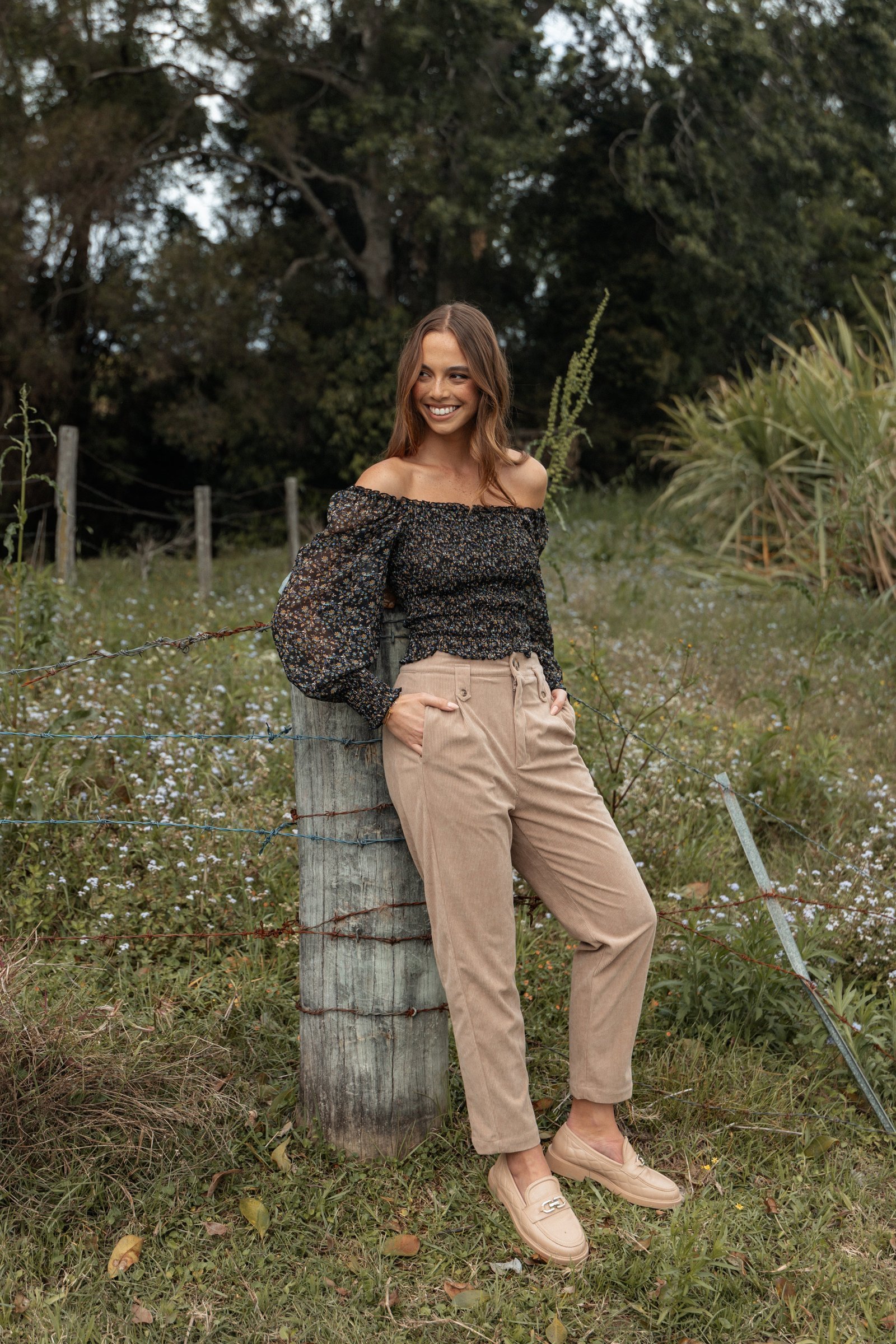 Cord Pant - Brown - Image 2