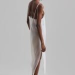 Sheer Midi Dress - Off White