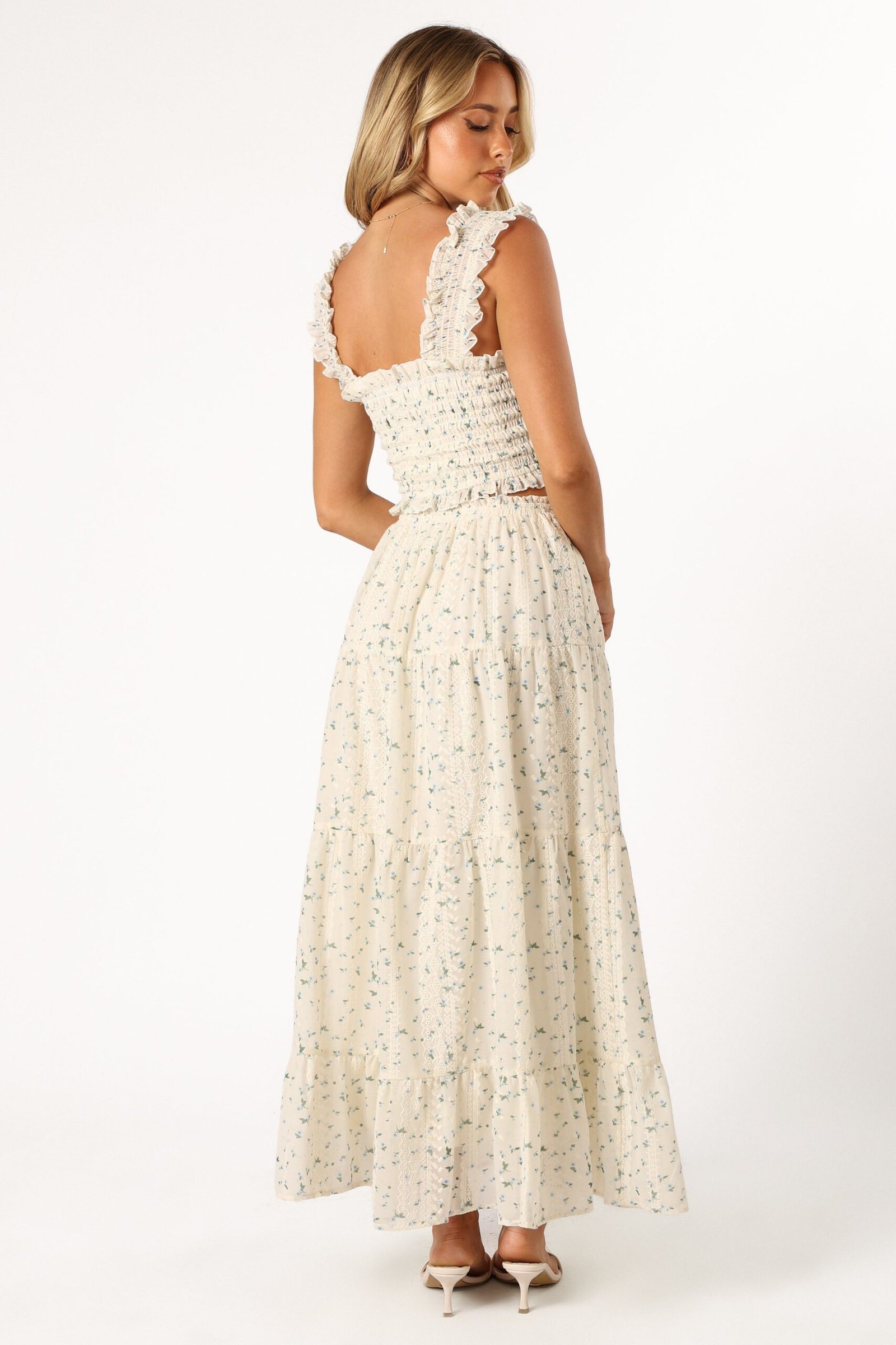Maxi Skirt - Blue Floral - Image 7