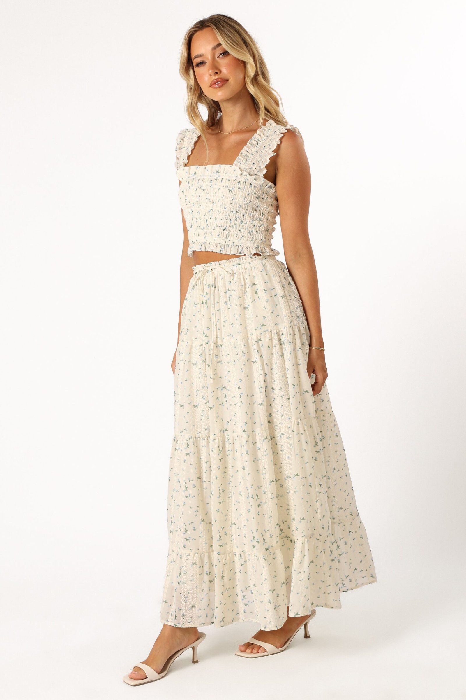 Maxi Skirt - Blue Floral - Image 6